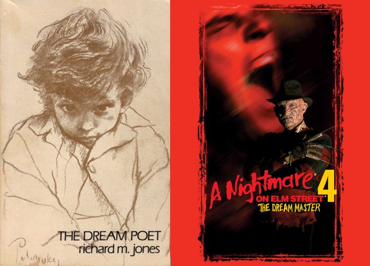 The Dream Poet (book cover), Nightmare On Elm Street 4: The Dream Master (DVD Cover)